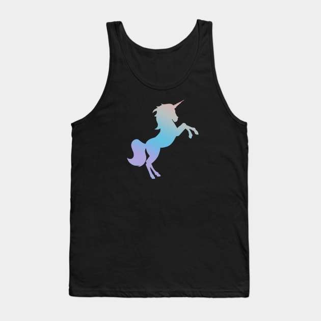 Pastel Unicorn Tank Top by ElviaMontemayor